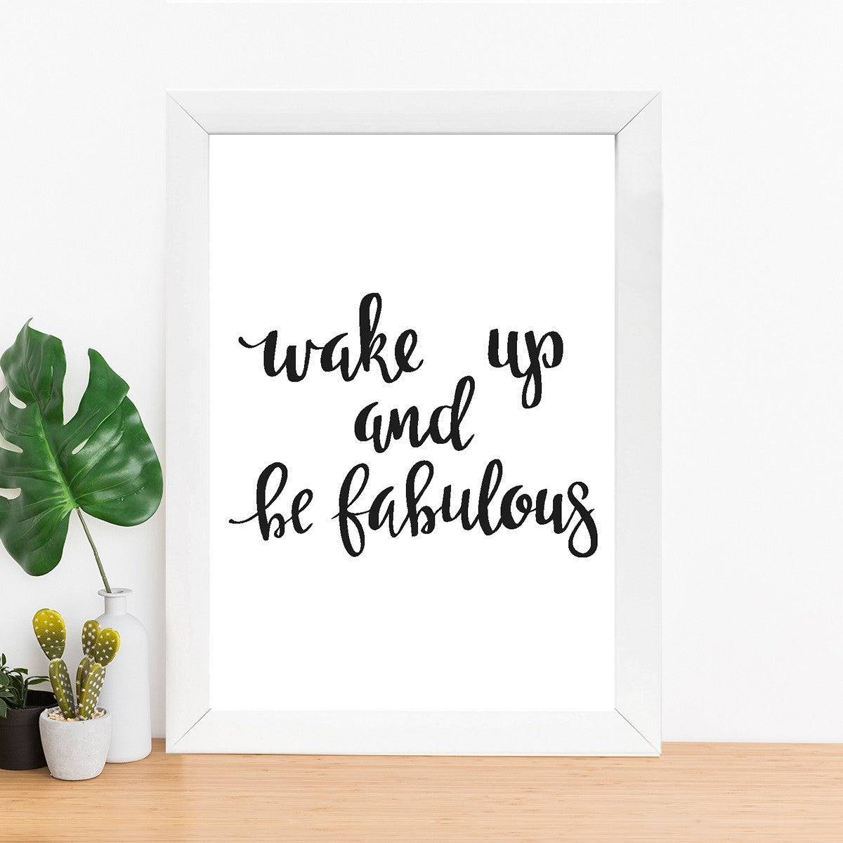 Quadro Decorativo MDF Emoldurado - Arte Multicolor 24x29cm com Moldura de Madeira 2cm