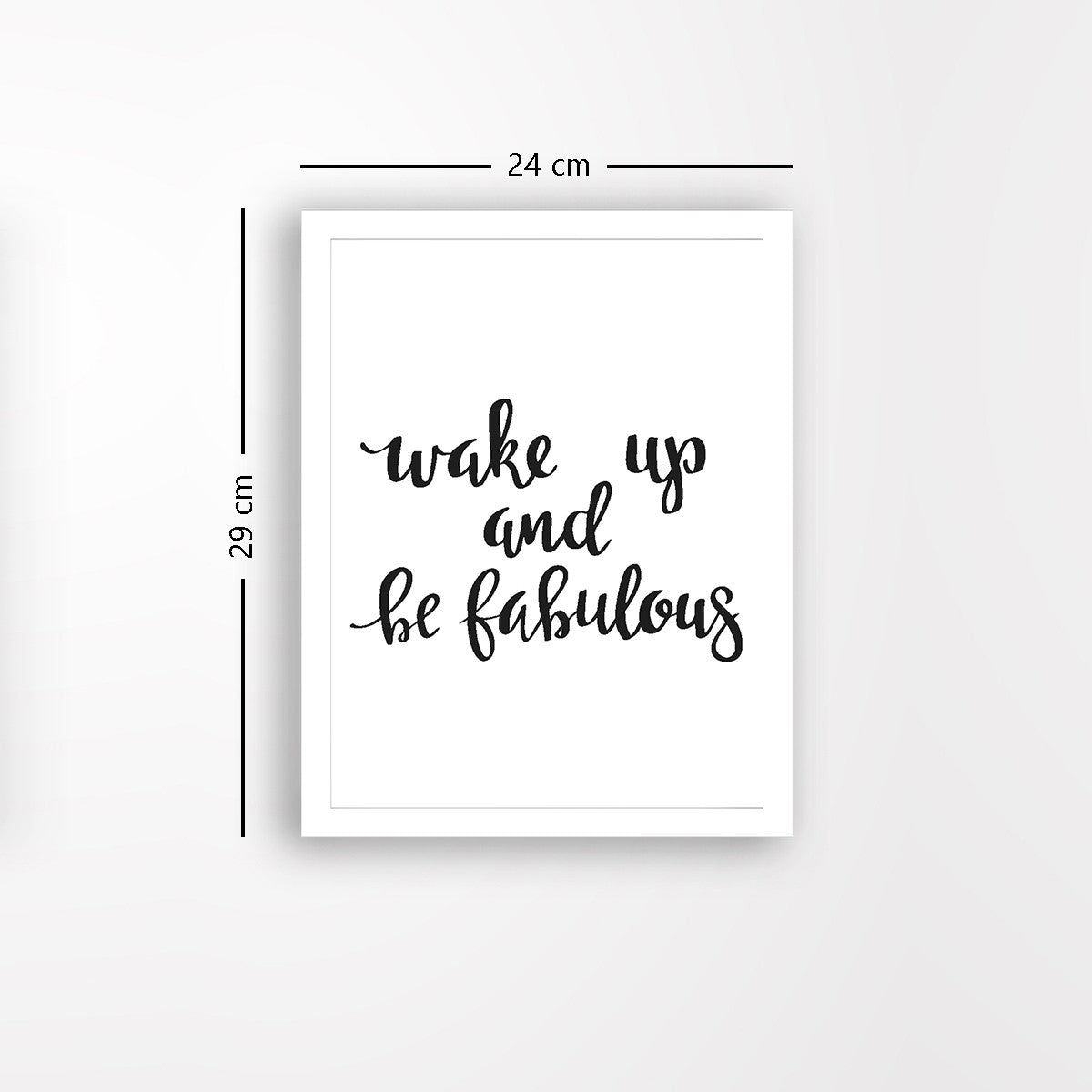 Quadro Decorativo MDF Emoldurado - Arte Multicolor 24x29cm com Moldura de Madeira 2cm