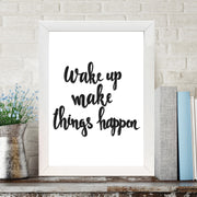 Quadro Decorativo MDF Emoldurado - Arte Multicolor 24x29cm com Moldura de Madeira 2cm