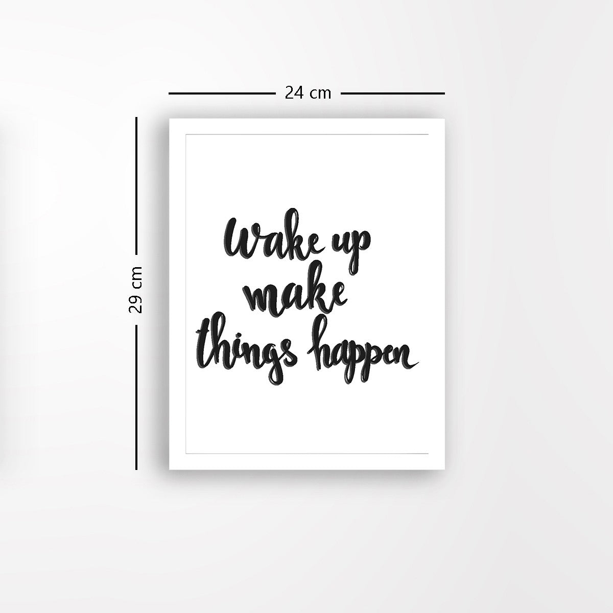 Quadro Decorativo MDF Emoldurado - Arte Multicolor 24x29cm com Moldura de Madeira 2cm