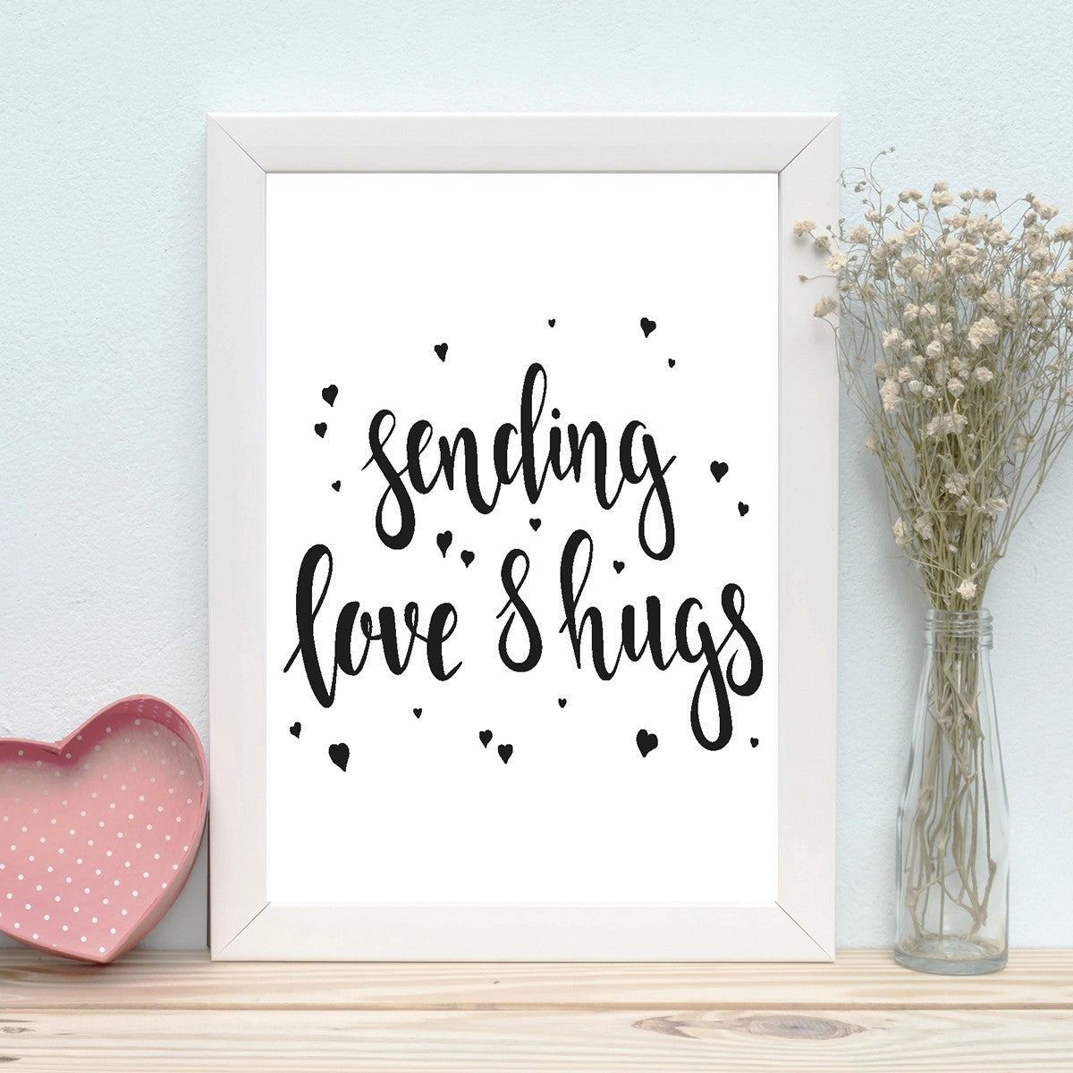 Quadro Decorativo MDF Emoldurado - Arte Multicolor 24x29cm com Moldura de Madeira 2cm