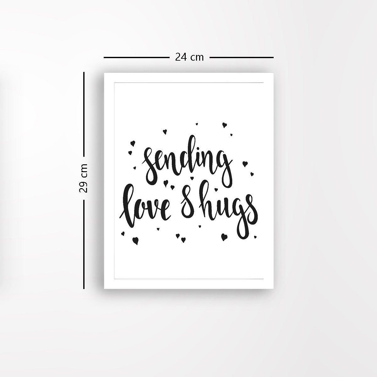 Quadro Decorativo MDF Emoldurado - Arte Multicolor 24x29cm com Moldura de Madeira 2cm