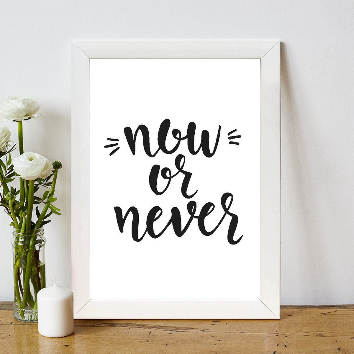 Quadro Decorativo MDF Emoldurado - Arte Multicolor 24x29cm com Moldura de Madeira 2cm