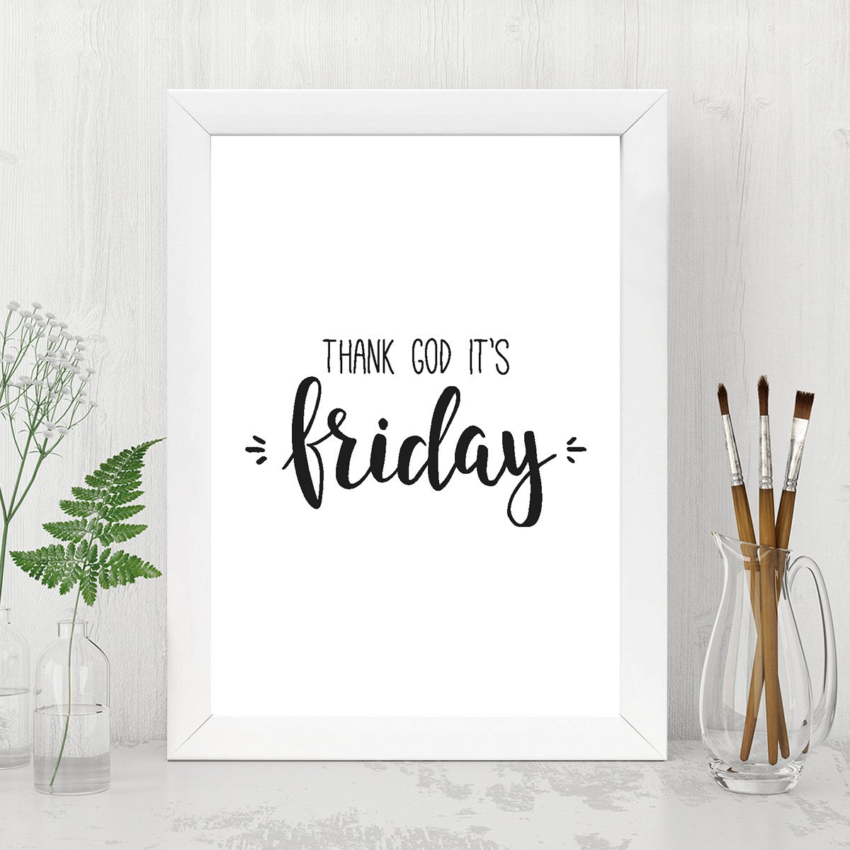 Quadro Decorativo MDF Emoldurado - Arte Multicolor 24x29cm com Moldura de Madeira 2cm