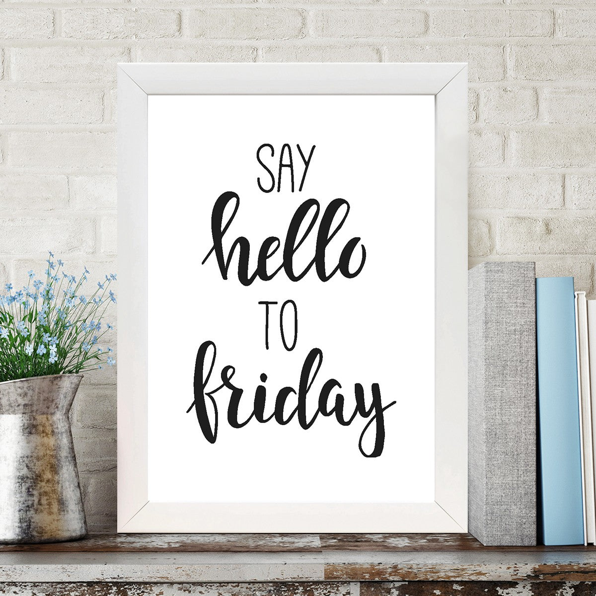 Quadro Decorativo MDF Emoldurado - Arte Multicolor 24x29cm com Moldura de Madeira 2cm