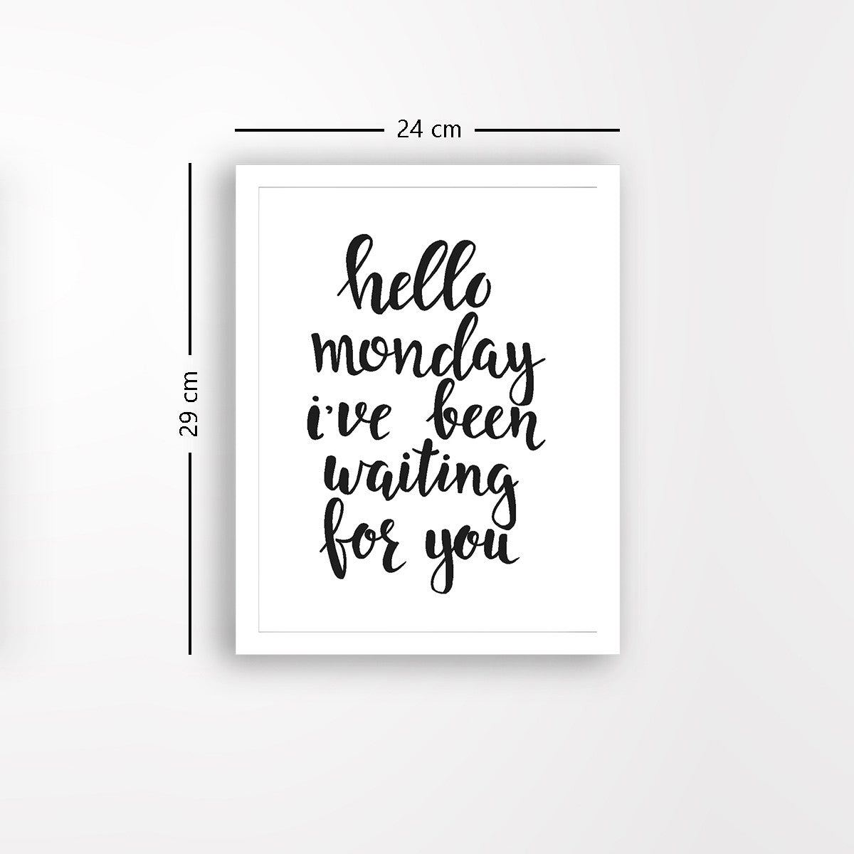 Quadro Decorativo MDF Emoldurado - Arte Multicolor 24x29cm com Moldura de Madeira 2cm