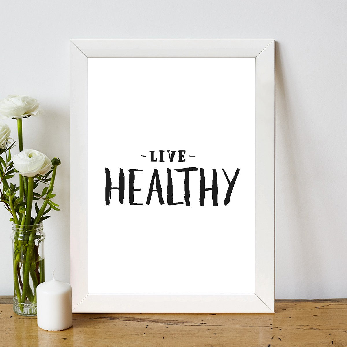 Quadro Decorativo MDF Emoldurado - Arte Multicolor 24x29cm com Moldura de Madeira 2cm