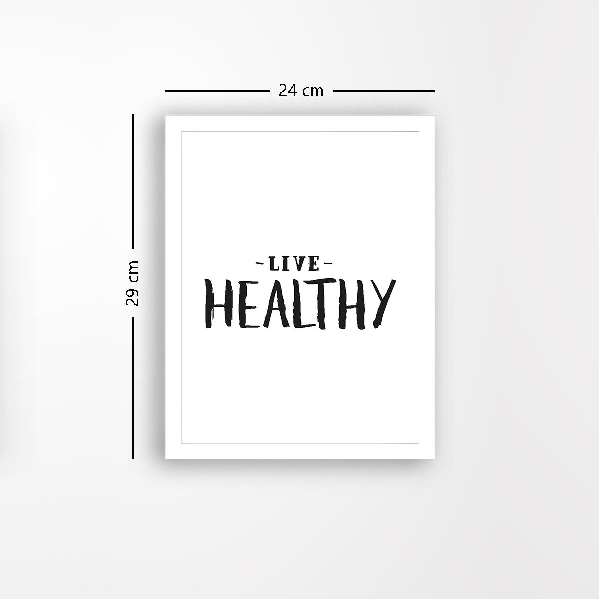 Quadro Decorativo MDF Emoldurado - Arte Multicolor 24x29cm com Moldura de Madeira 2cm