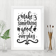 Quadro Decorativo MDF Emoldurado - Arte Multicolor 24x29cm com Moldura de Madeira 2cm