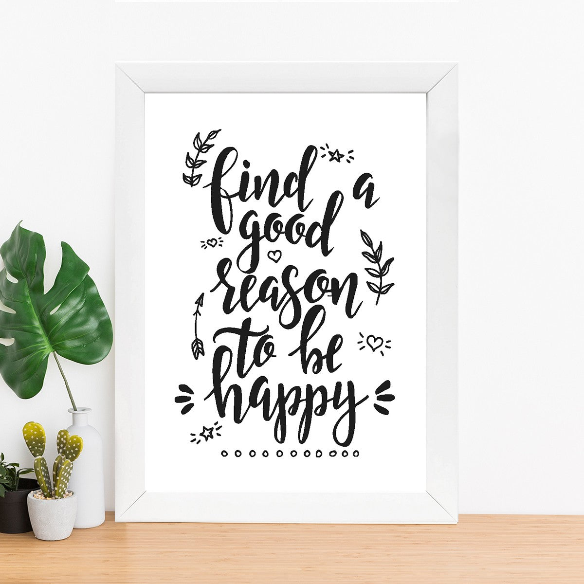 Quadro Decorativo MDF Emoldurado - Arte Multicolor 24x29cm com Moldura de Madeira 2cm