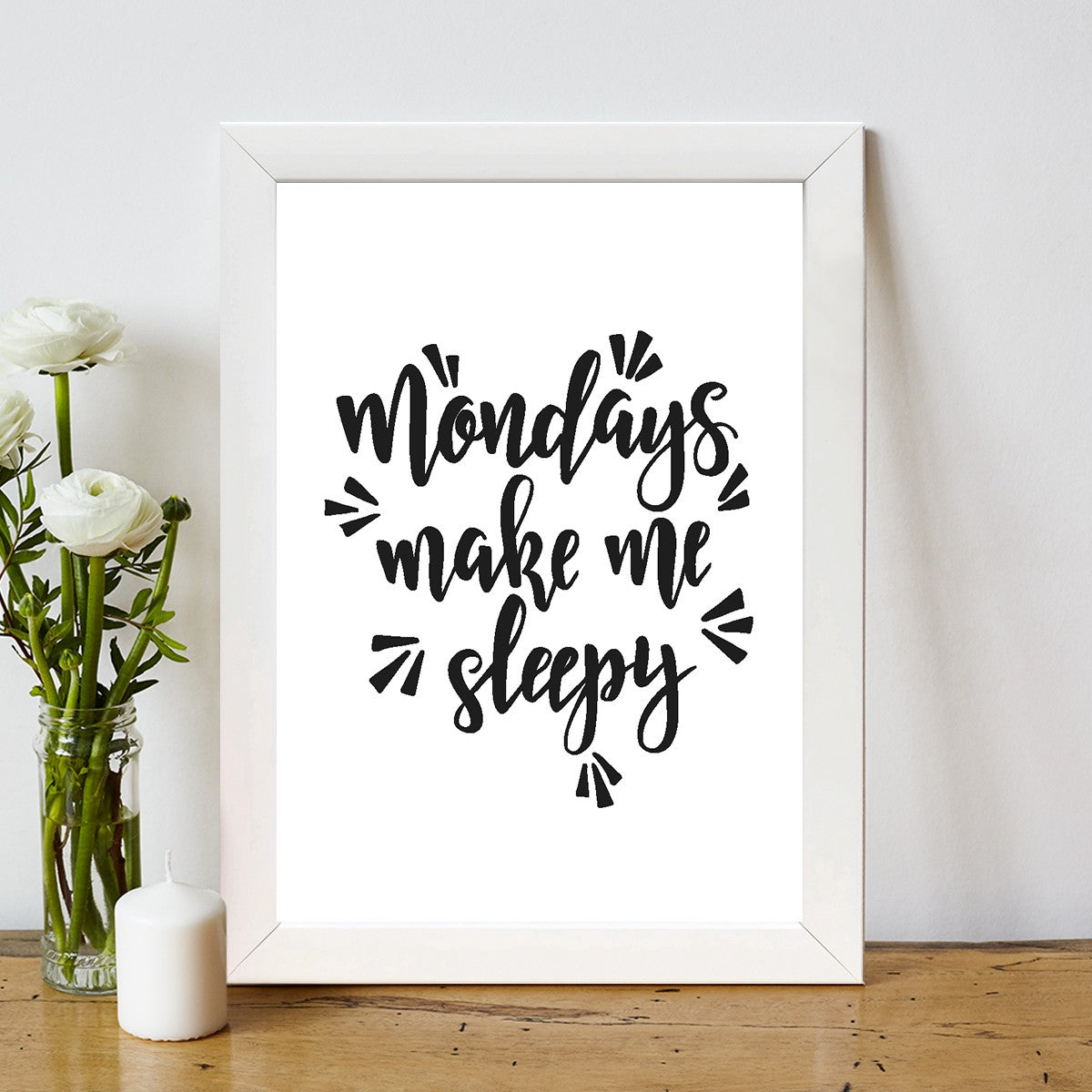 Quadro Decorativo MDF Emoldurado - Arte Multicolor 24x29cm com Moldura de Madeira 2cm