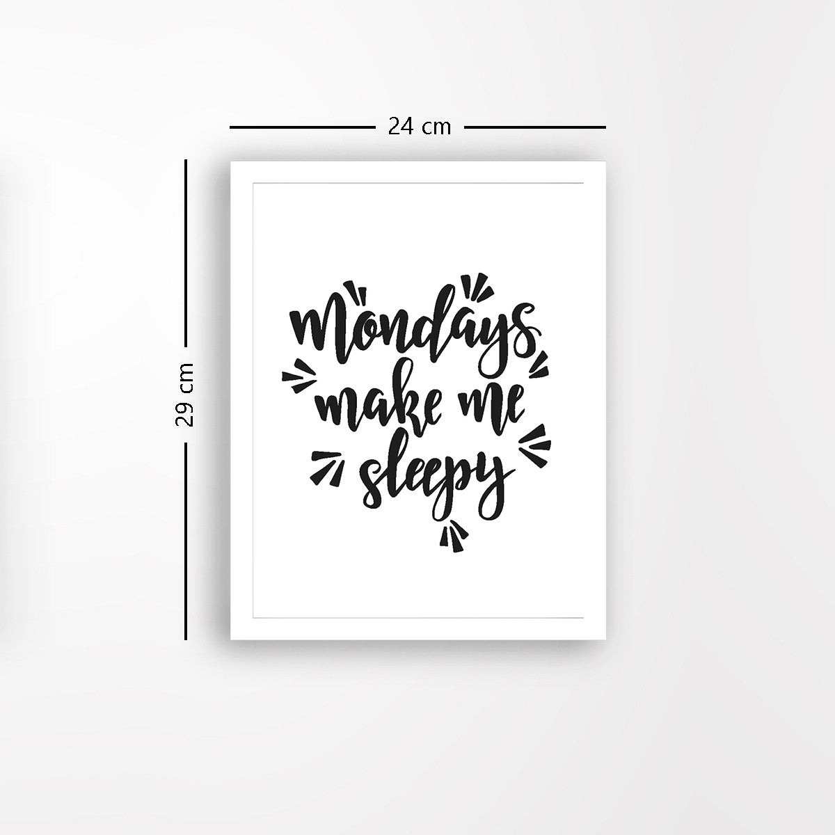 Quadro Decorativo MDF Emoldurado - Arte Multicolor 24x29cm com Moldura de Madeira 2cm