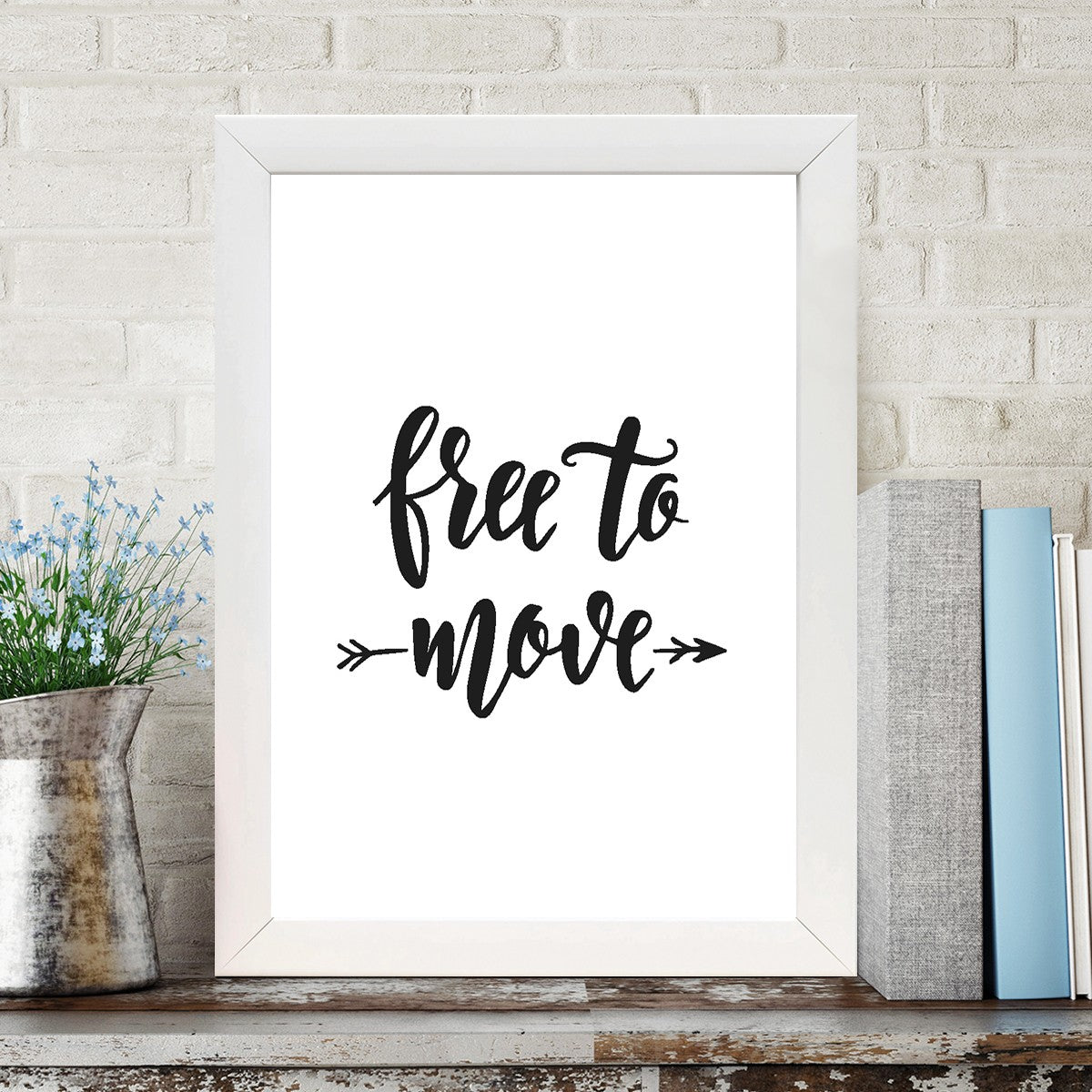 Quadro Decorativo MDF Emoldurado - Arte Multicolor 24x29cm com Moldura de Madeira 2cm