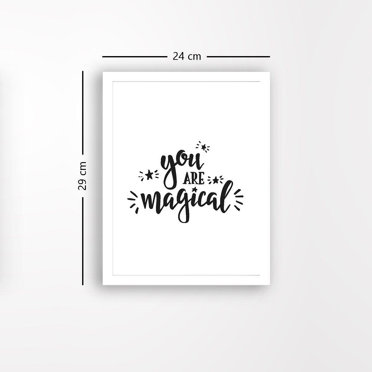 Quadro Decorativo MDF Emoldurado - Arte Multicolor 24x29cm com Moldura de Madeira 2cm