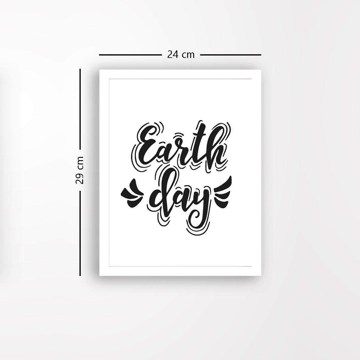 Quadro Decorativo MDF Emoldurado - Arte Multicolor 24x29cm com Moldura de Madeira 2cm