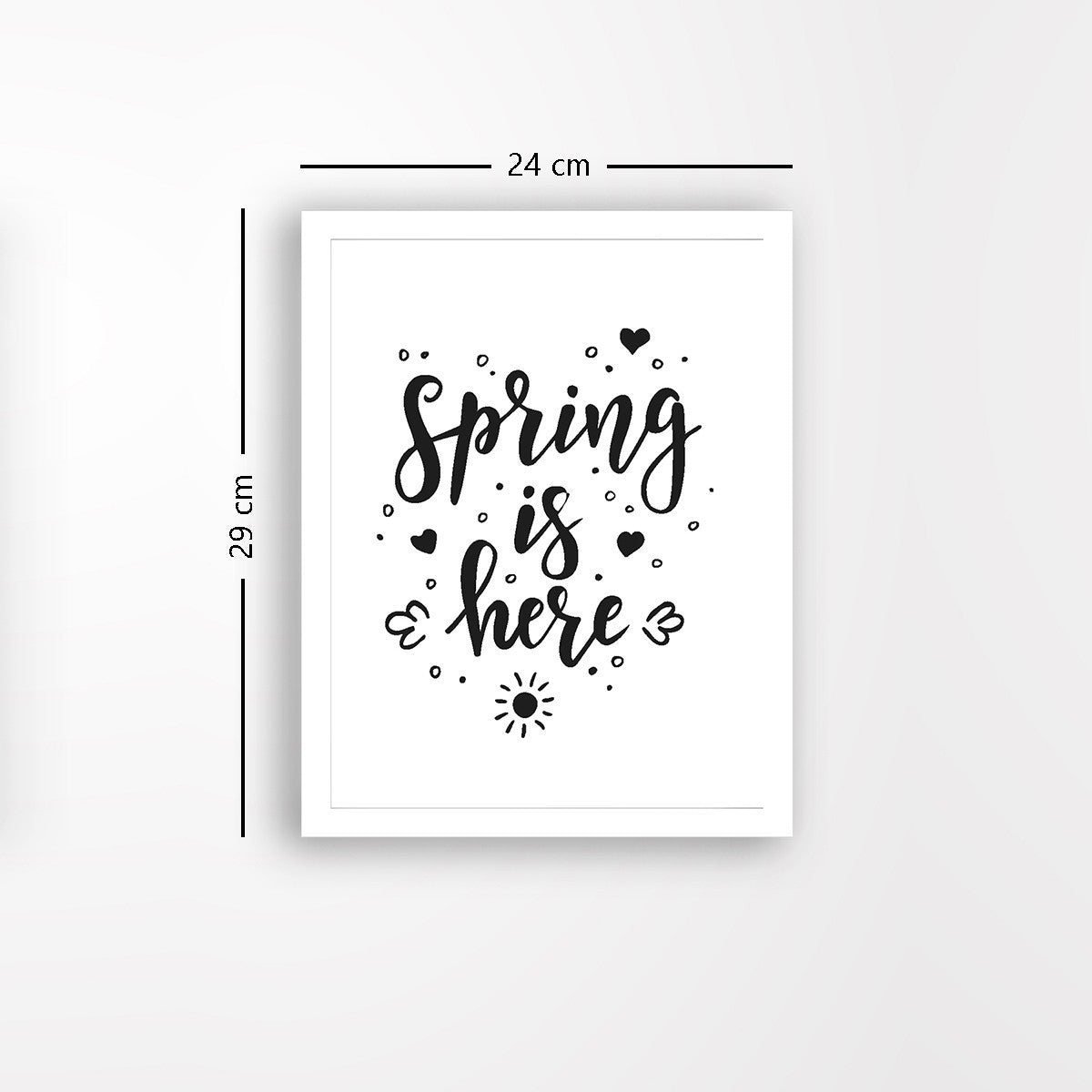 Quadro Decorativo MDF Emoldurado - Arte Multicolor 24x29cm com Moldura de Madeira 2cm