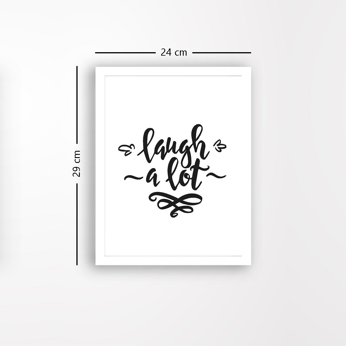 Quadro Decorativo MDF Emoldurado - Arte Multicolor 24x29cm com Moldura de Madeira 2cm