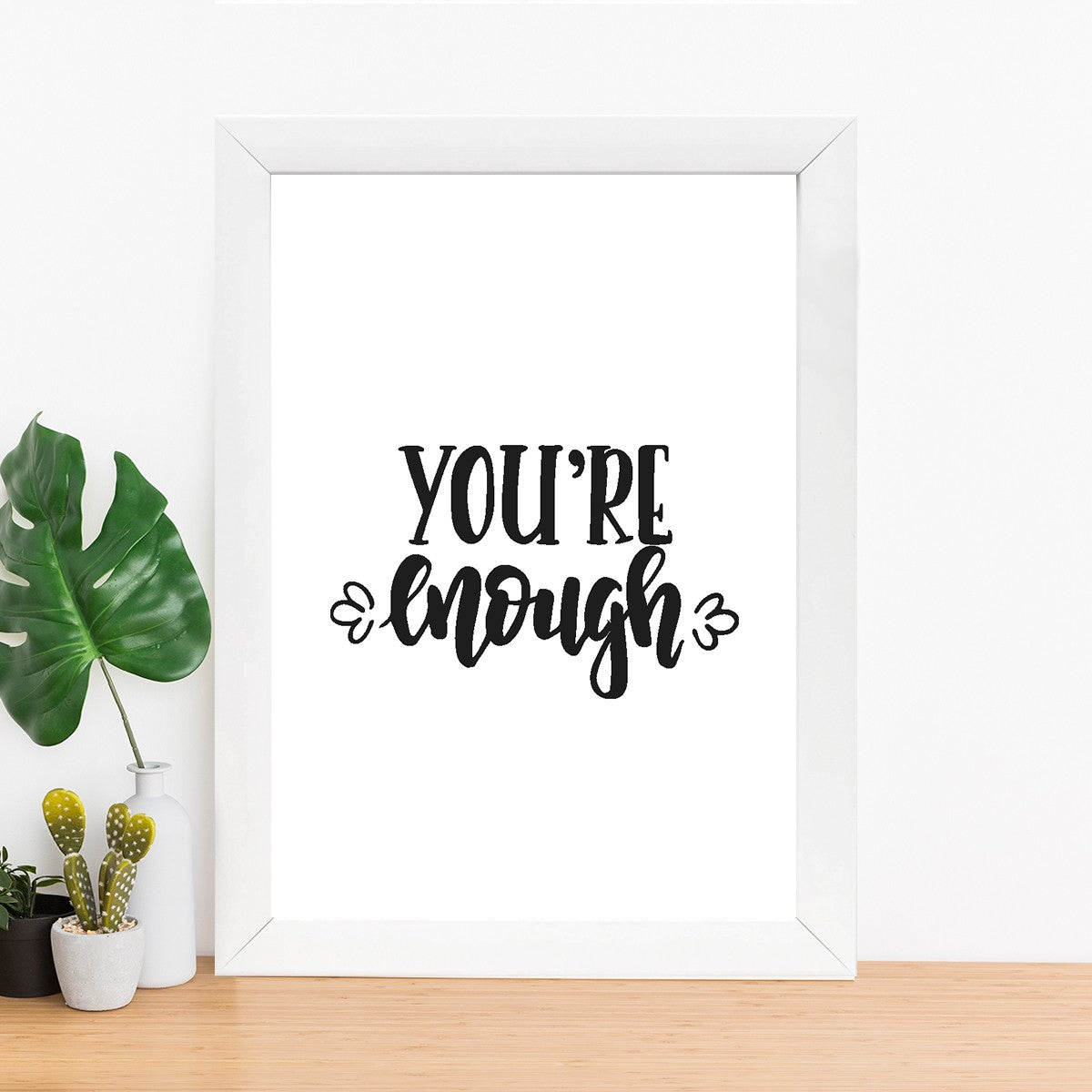 Quadro Decorativo MDF Emoldurado - Arte Multicolor 24x29cm com Moldura de Madeira 2cm