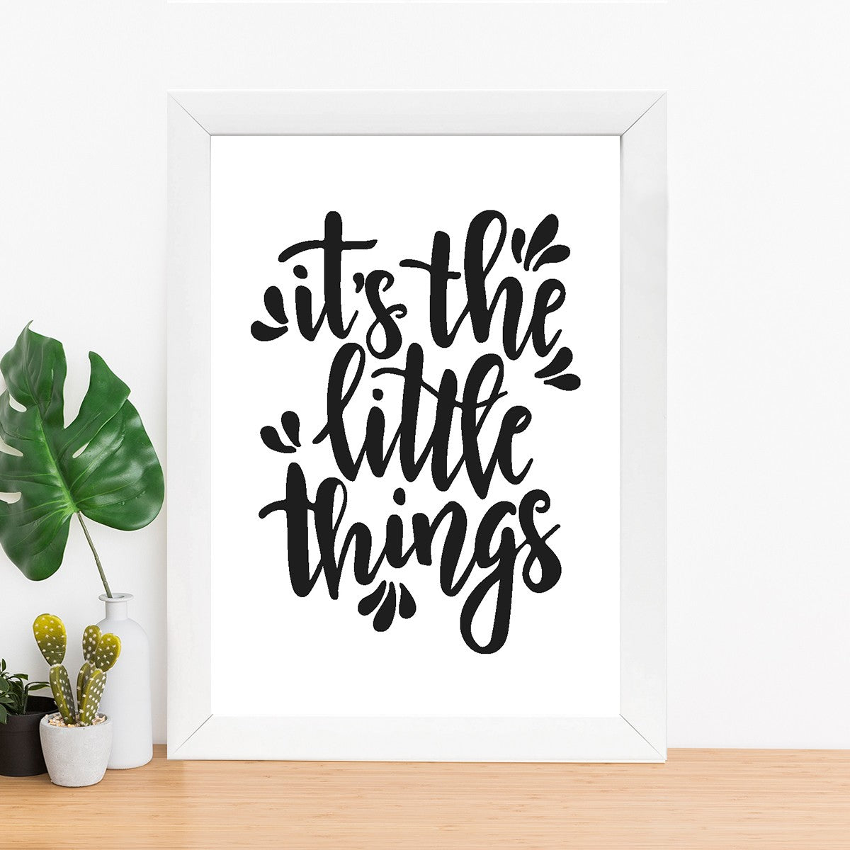 Quadro Decorativo MDF Emoldurado - Arte Multicolor 24x29cm com Moldura de Madeira 2cm