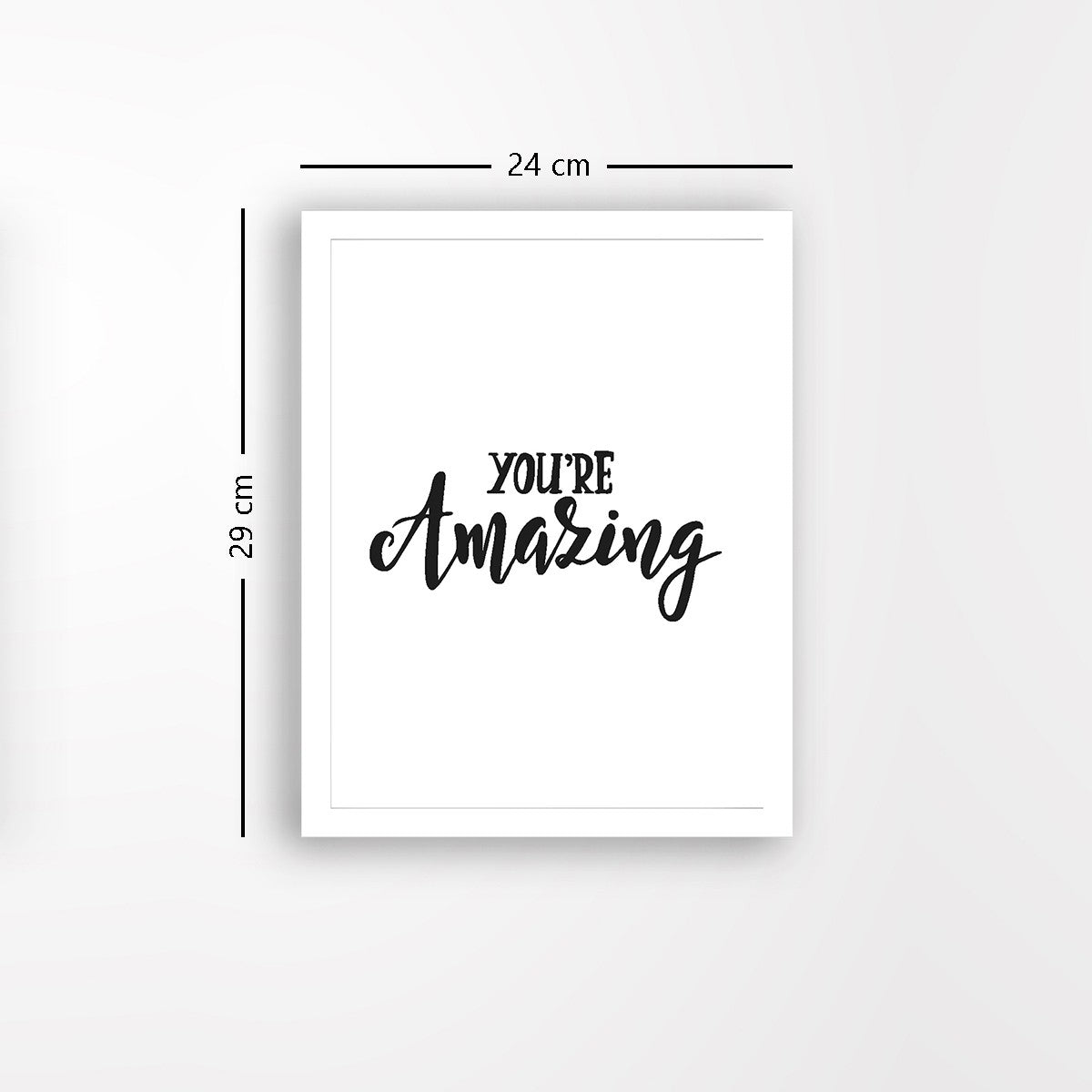 Quadro Decorativo MDF Emoldurado - Arte Multicolor 24x29cm com Moldura de Madeira 2cm