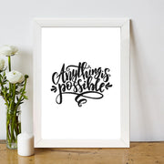 Quadro Decorativo MDF Emoldurado - Arte Multicolor 24x29cm com Moldura de Madeira 2cm