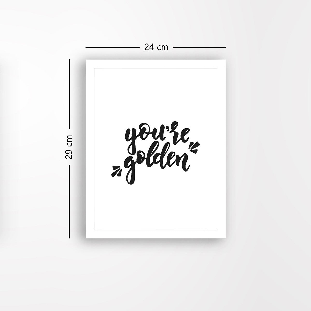 Quadro Decorativo MDF Emoldurado - Arte Multicolor 24x29cm com Moldura de Madeira 2cm