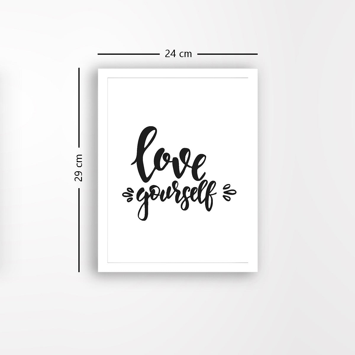 Quadro Decorativo MDF Emoldurado - Arte Multicolor 24x29cm com Moldura de Madeira 2cm