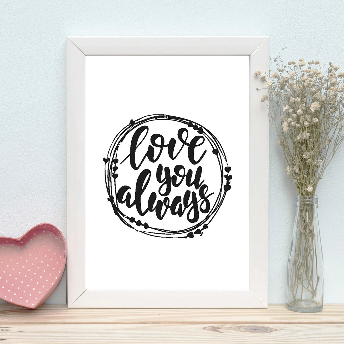 Quadro Decorativo MDF Emoldurado - Arte Multicolor 24x29cm com Moldura de Madeira 2cm