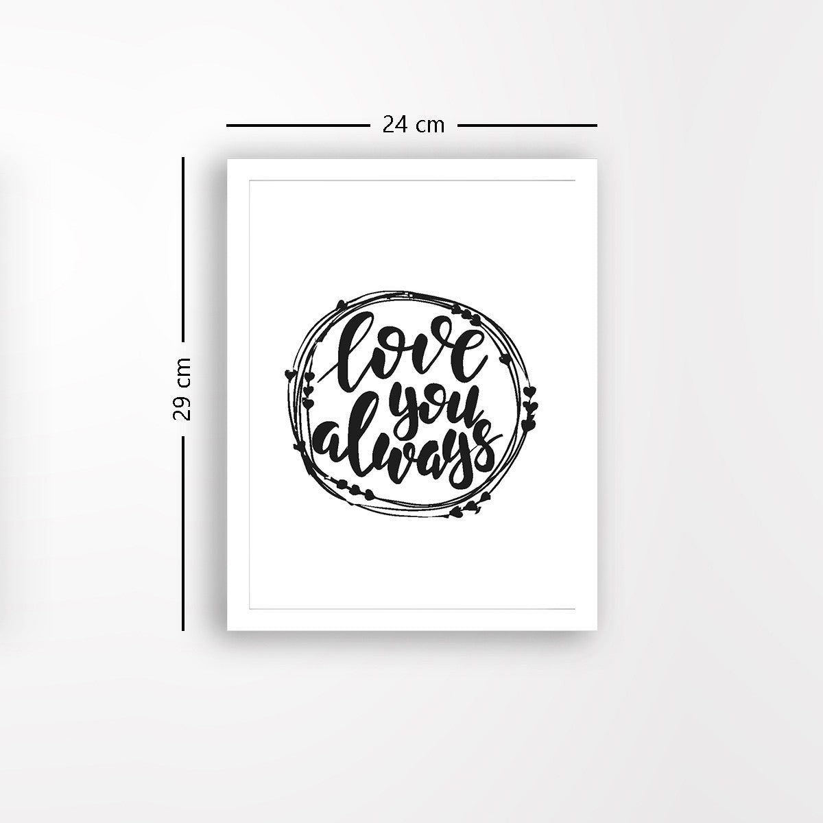 Quadro Decorativo MDF Emoldurado - Arte Multicolor 24x29cm com Moldura de Madeira 2cm