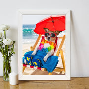 Quadro Decorativo MDF Emoldurado - Arte Multicolor 24x29cm com Moldura de Madeira 2cm