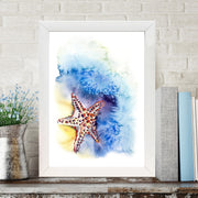 Quadro Decorativo MDF Emoldurado - Arte Multicolor 24x29cm com Moldura de Madeira 2cm