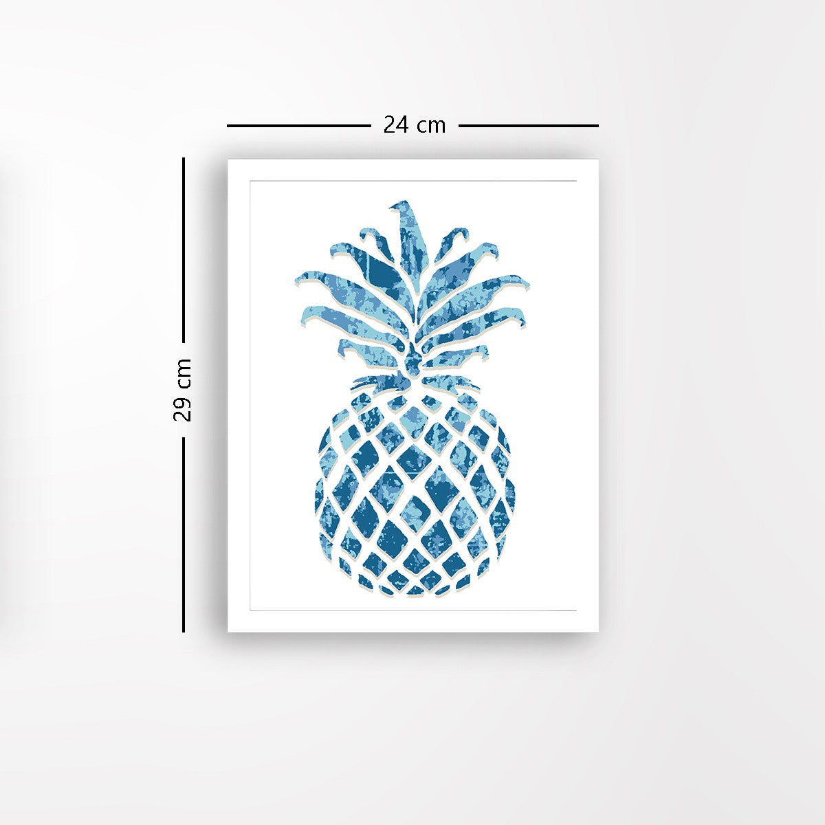 Quadro Decorativo MDF Emoldurado - Arte Multicolor 24x29cm com Moldura de Madeira 2cm