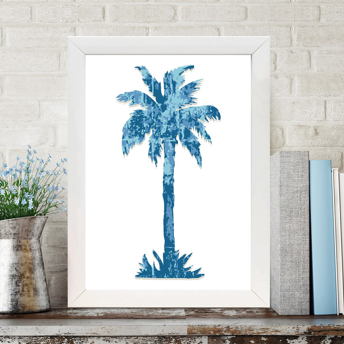 Quadro Decorativo MDF Emoldurado - Arte Multicolor 24x29cm com Moldura de Madeira 2cm