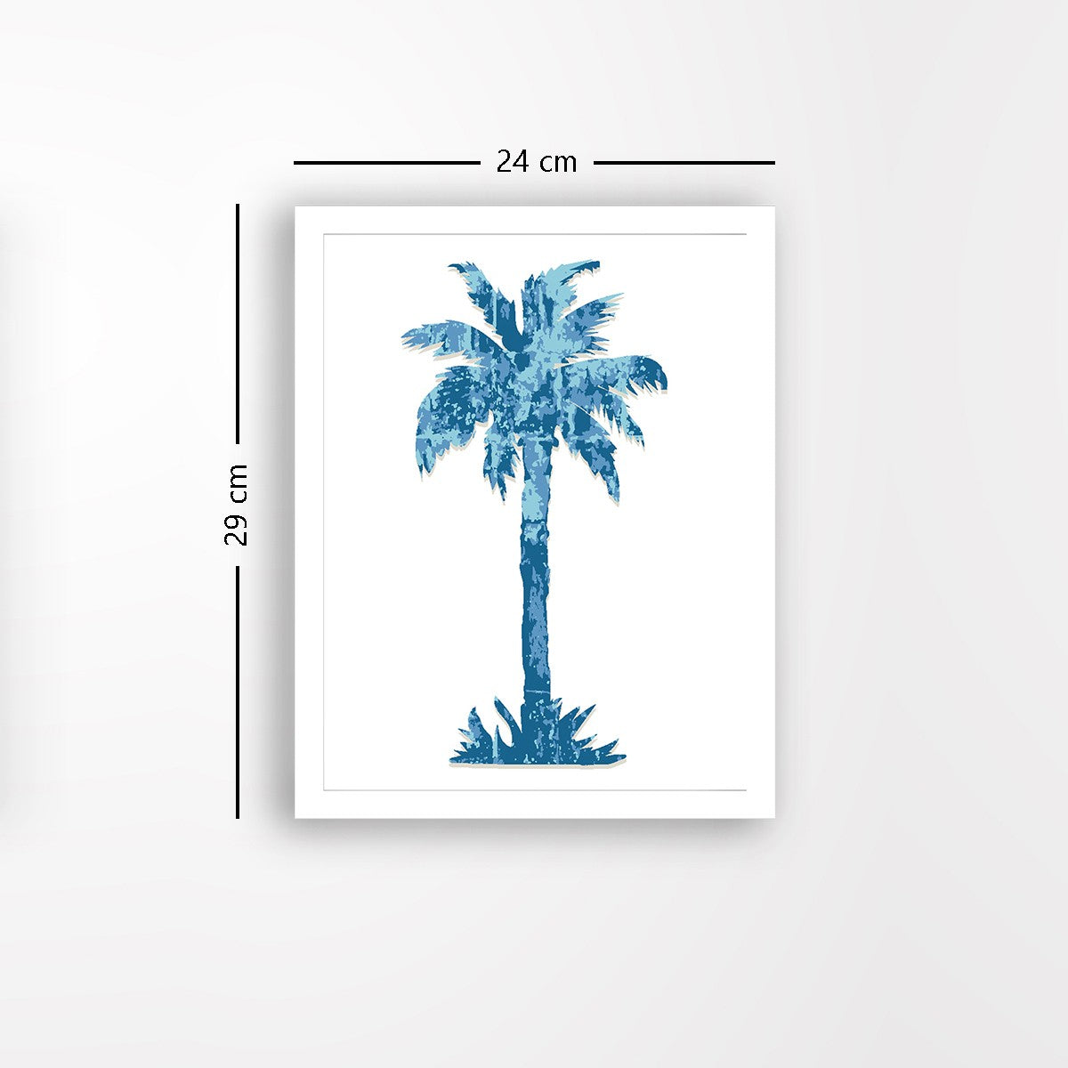 Quadro Decorativo MDF Emoldurado - Arte Multicolor 24x29cm com Moldura de Madeira 2cm