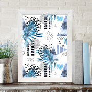 Quadro Decorativo MDF Emoldurado - Arte Multicolor 24x29cm com Moldura de Madeira 2cm