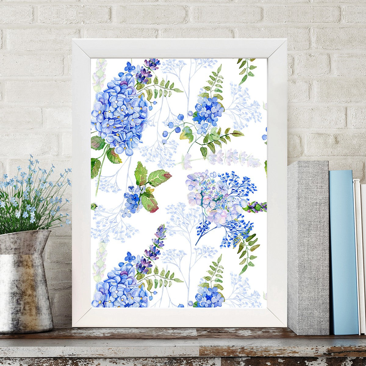 Quadro Decorativo MDF Emoldurado - Arte Multicolor 24x29cm com Moldura de Madeira 2cm