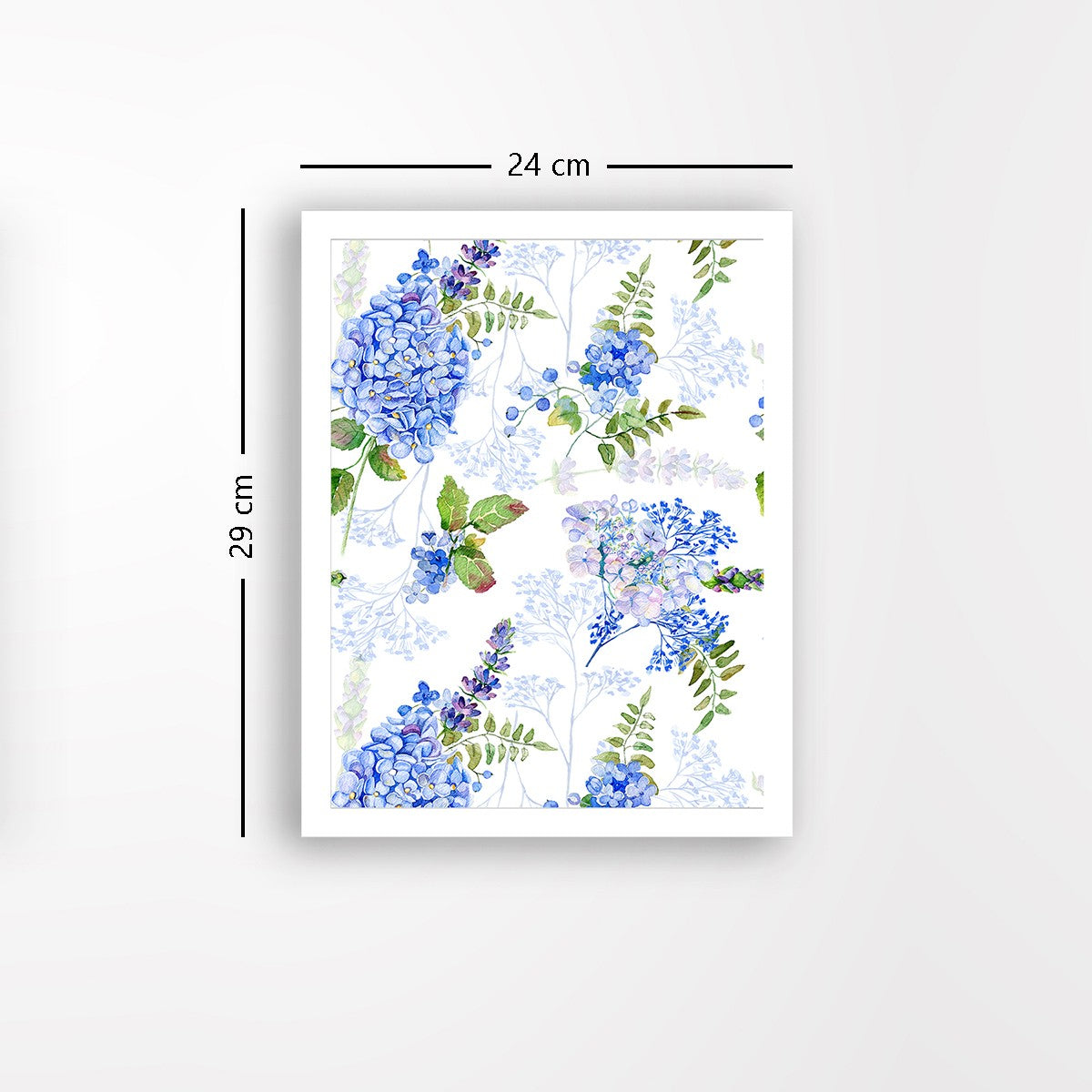 Quadro Decorativo MDF Emoldurado - Arte Multicolor 24x29cm com Moldura de Madeira 2cm