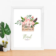 Quadro Decorativo MDF Emoldurado - Arte Multicolor 24x29cm com Moldura de Madeira 2cm