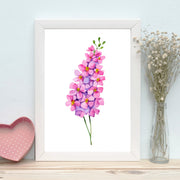 Quadro Decorativo MDF Emoldurado - Arte Multicolor 24x29cm com Moldura de Madeira 2cm