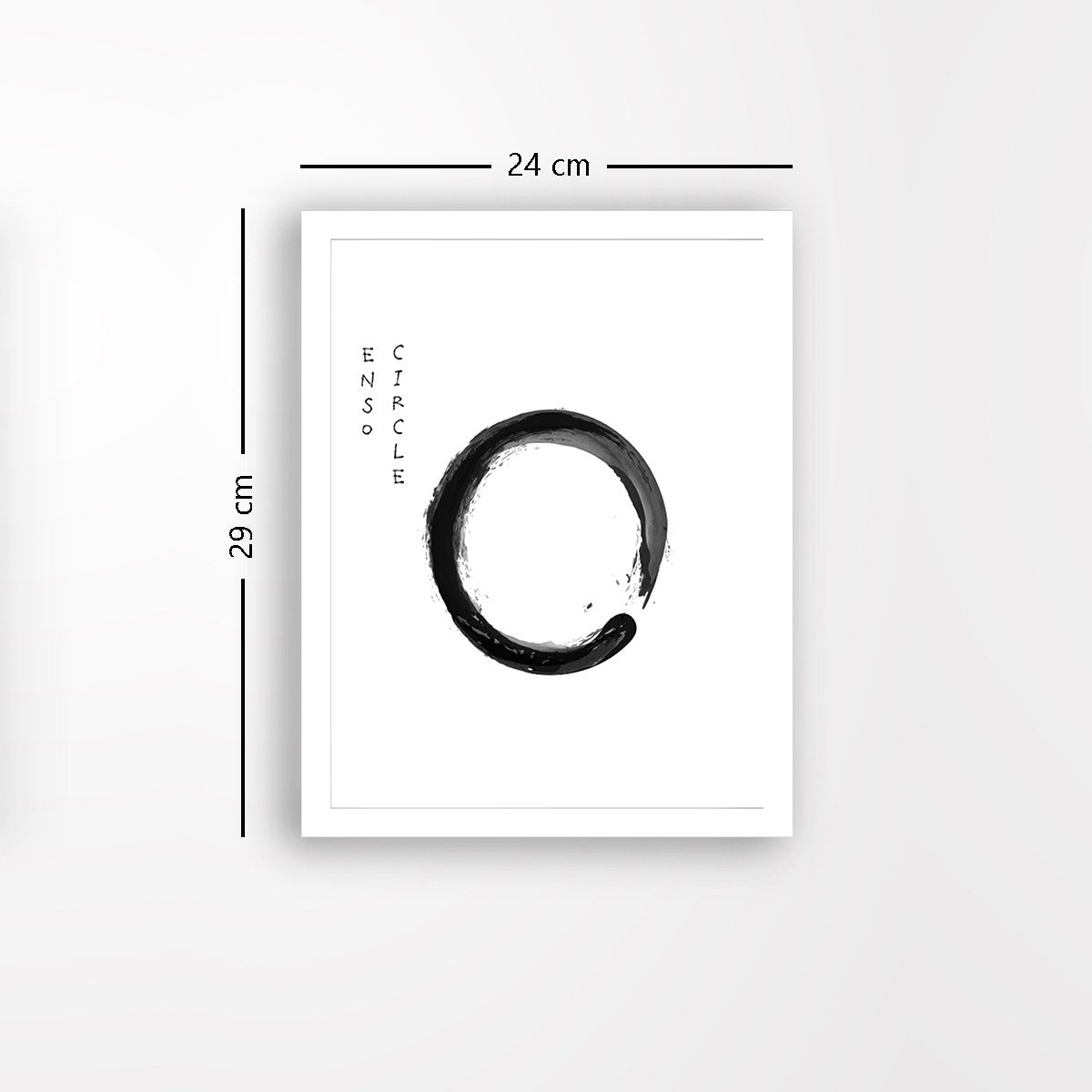 Quadro Decorativo MDF Emoldurado - Arte Multicolor 24x29cm com Moldura de Madeira 2cm