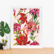 Quadro Decorativo MDF Emoldurado - Arte Multicolor 24x29cm com Moldura de Madeira 2cm