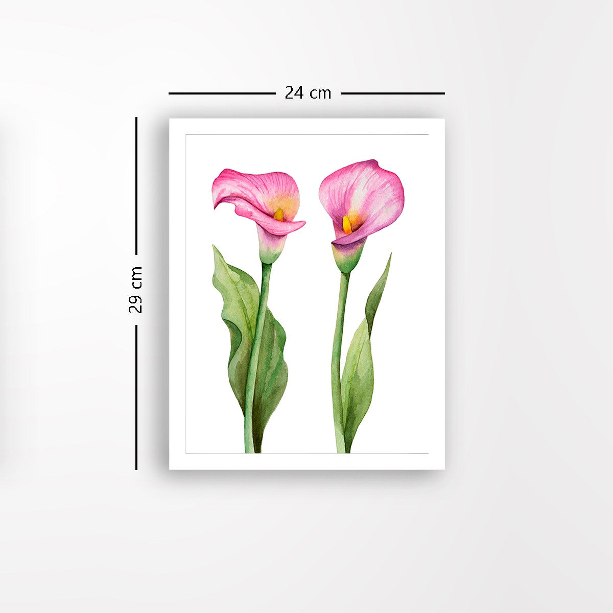 Quadro Decorativo MDF Emoldurado - Arte Multicolor 24x29cm com Moldura de Madeira 2cm