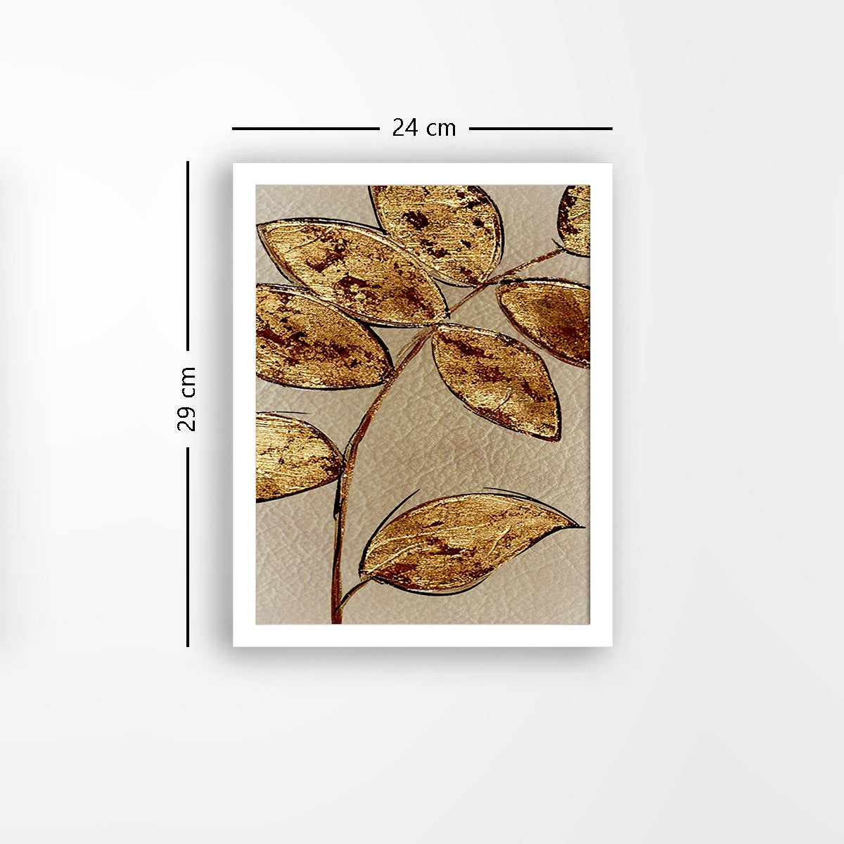 Quadro Decorativo MDF Emoldurado - Arte Multicolor 24x29cm com Moldura de Madeira 2cm