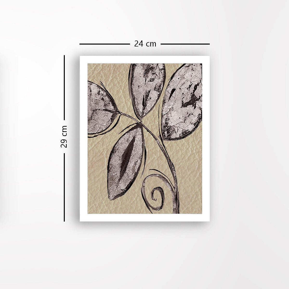 Quadro Decorativo MDF Emoldurado - Arte Multicolor 24x29cm com Moldura de Madeira 2cm