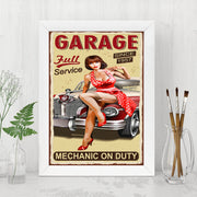 Quadro Decorativo MDF Emoldurado - Arte Multicolor 24x29cm com Moldura de Madeira 2cm