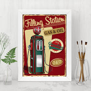 Quadro Decorativo MDF Emoldurado - Arte Multicolor 24x29cm com Moldura de Madeira 2cm