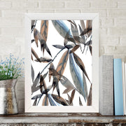 Quadro Decorativo MDF Emoldurado - Arte Multicolor 24x29cm com Moldura de Madeira 2cm