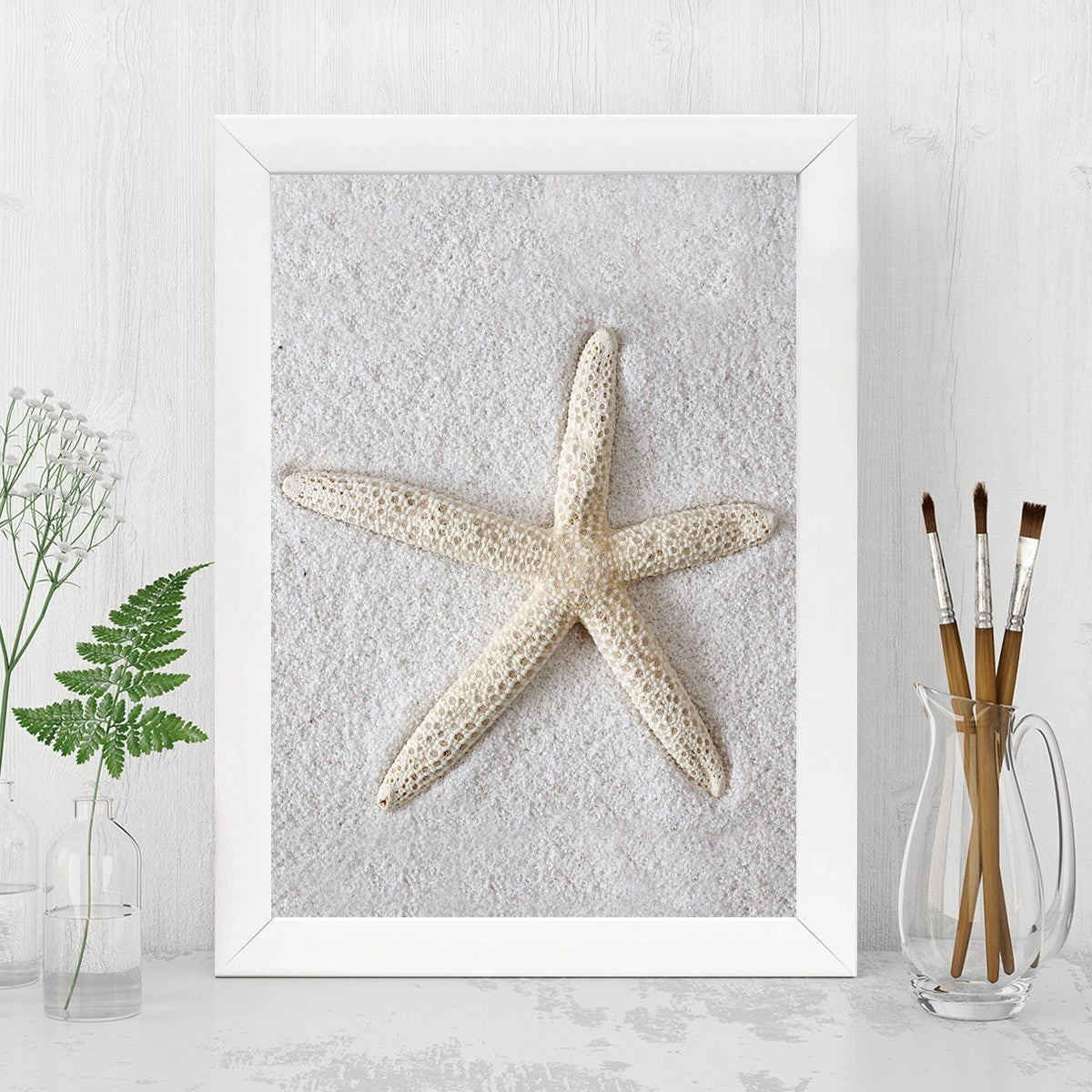 Quadro Decorativo MDF Emoldurado - Arte Multicolor 24x29cm com Moldura de Madeira 2cm