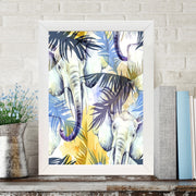 Quadro Decorativo MDF Emoldurado - Arte Multicolor 24x29cm com Moldura de Madeira 2cm