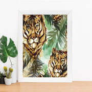 Quadro Decorativo MDF Emoldurado - Arte Multicolor 24x29cm com Moldura de Madeira 2cm